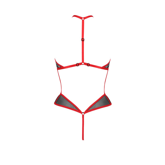PASSION EROTIC LINE SATARA TEDDY RED