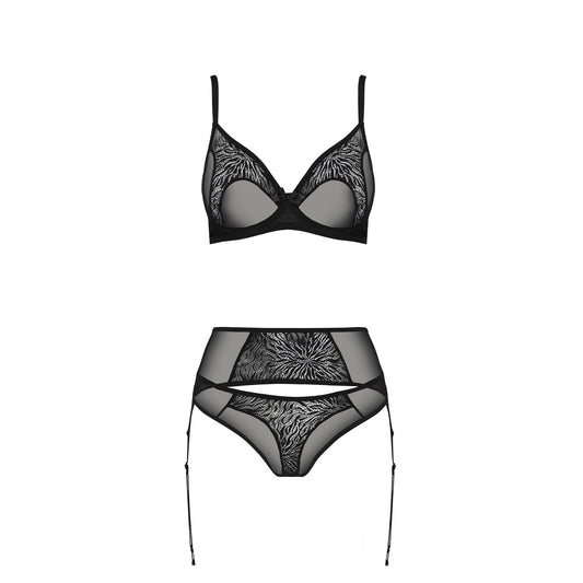 PASSION ECO COLLECTION SELAGINELLA 3 PIECE SET BLACK