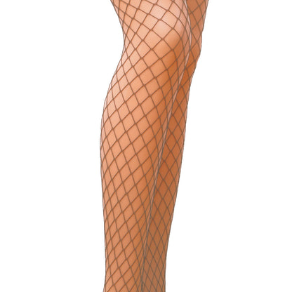 PASSION STOCKINGS TI019 BEIGE (FISHNET)