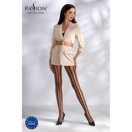 PASSION STOCKINGS TI048 BLACK