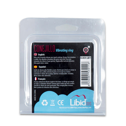LIBID TOYS CONEJILLO VIBRATING RING CLEAR