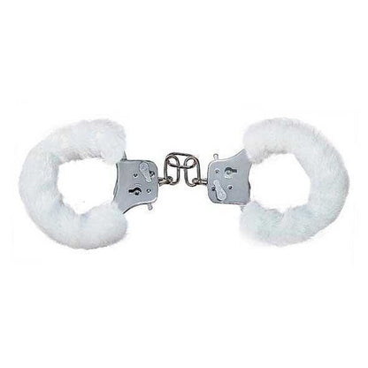 TOYJOY FURRY FUN CUFFS PALE WHITE PLUSH