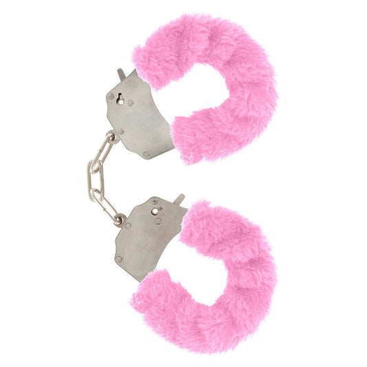 TOYJOY FURRY FUN CUFFS PINK PLUSH