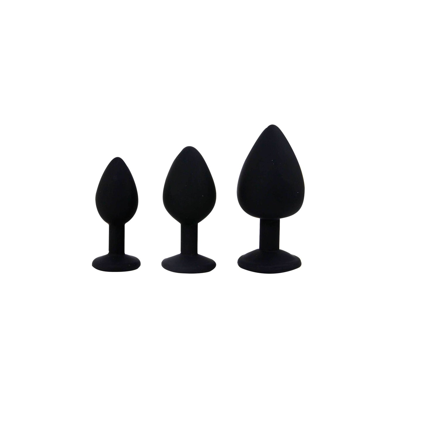 CANDY LUST ANAL TRAINING JEWEL SET BLACK