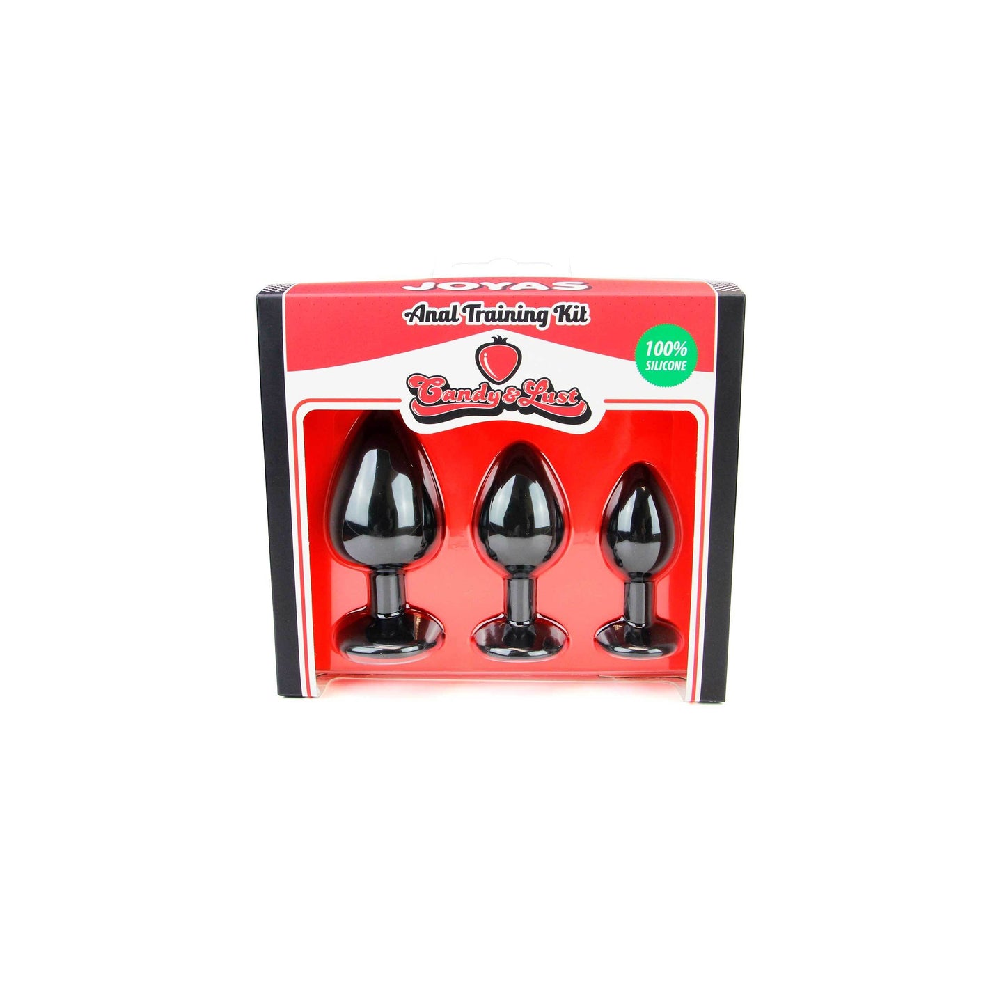 CANDY LUST ANAL TRAINING JEWEL SET BLACK