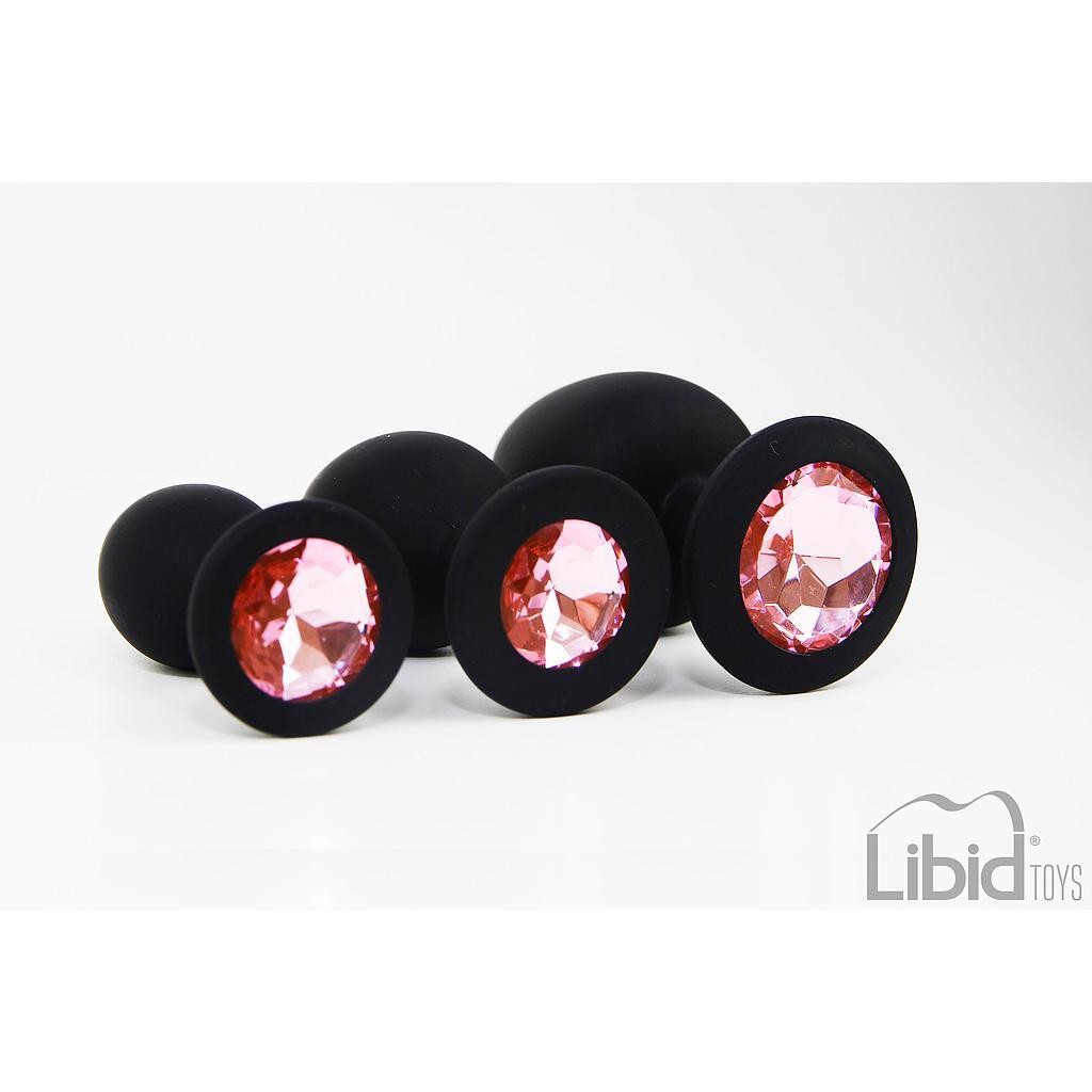 CANDY LUST ANAL TRAINING JEWEL SET BLACK