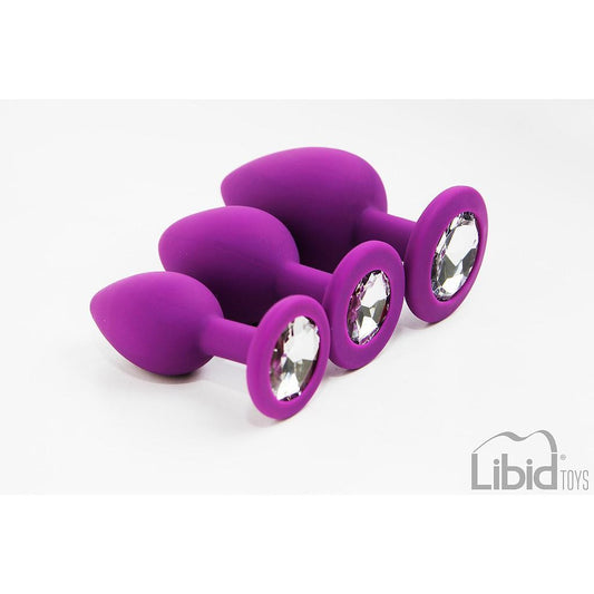 CANDY LUST ANAL TRAINING JEWEL SET PURPLE