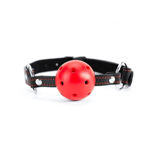 ARGUS TOYS ARGUS FETISH RED HEART BALL GAG