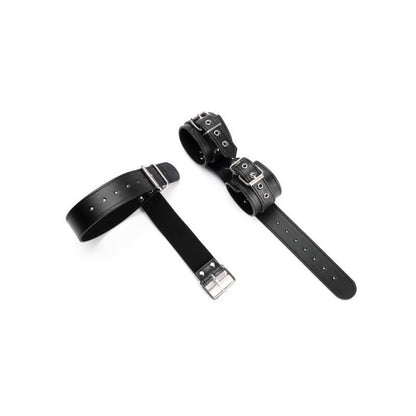 ARGUS TOYS ARGUS FETISH BONDAGE COLLAR WITH WIRST CUFFS
