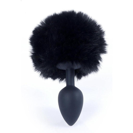 BOSS SERIES EXCLUSIVITY ANAL PLUG BUNNY TAIL BLACK