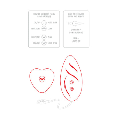 TOYJOY DIVINE PANTY VIBE WITH REMOTE CONTROL