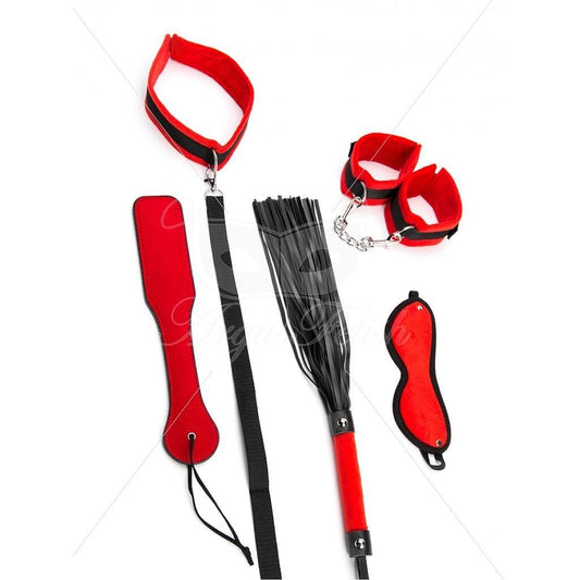 ARGUS TOYS RED BONDAGE SET 5 PIECE