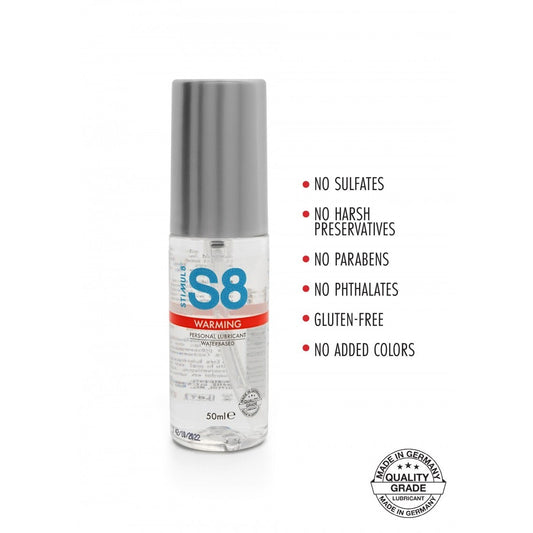 STIMUL8 S8 WARMING WATERBASED LUBE 50ML