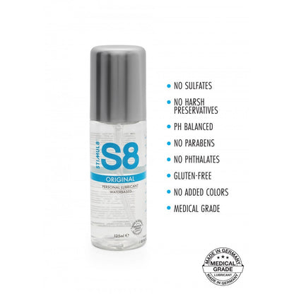 STIMUL8 S8 ORIGINAL WATERBASE LUBE 125ML