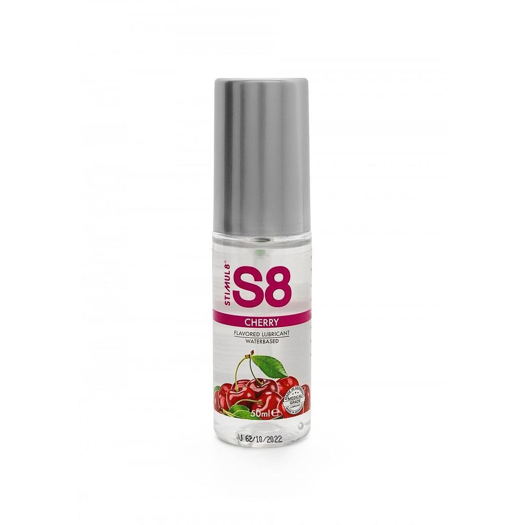 STIMUL8 S8 WATER-BASED FLAVOURED LUBE CHERRY 50ML