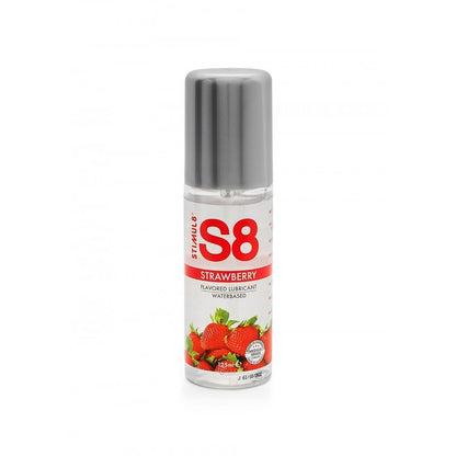 STIMUL8 S8 WATER-BASED FLAVOURED LUBE STRAWBERRY 125ML