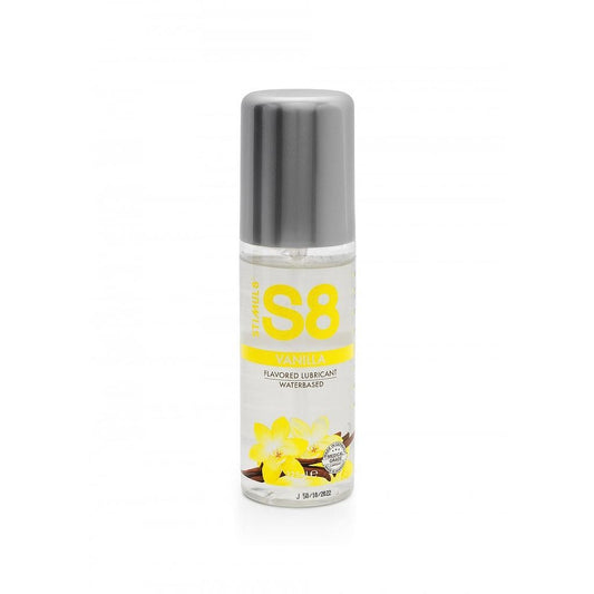 STIMUL8 S8 WATER-BASED FLAVOURED LUBE VANILLA 125ML