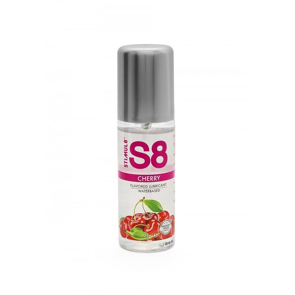 STIMUL8 S8 WATER-BASED FLAVOURED LUBE CHERRY 125ML