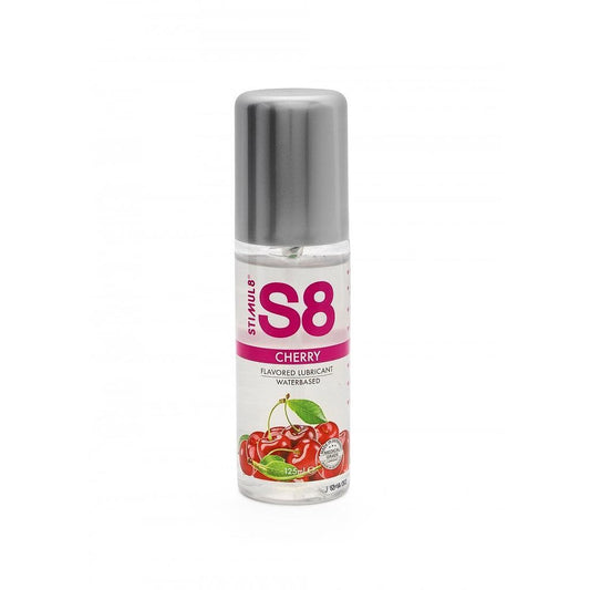 STIMUL8 S8 WATER-BASED FLAVOURED LUBE CHERRY 125ML