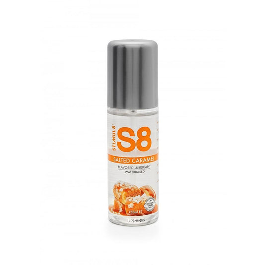 STIMUL8 S8 WATER-BASED FLAVOURED LUBE SALTED CARAMEL 125ML