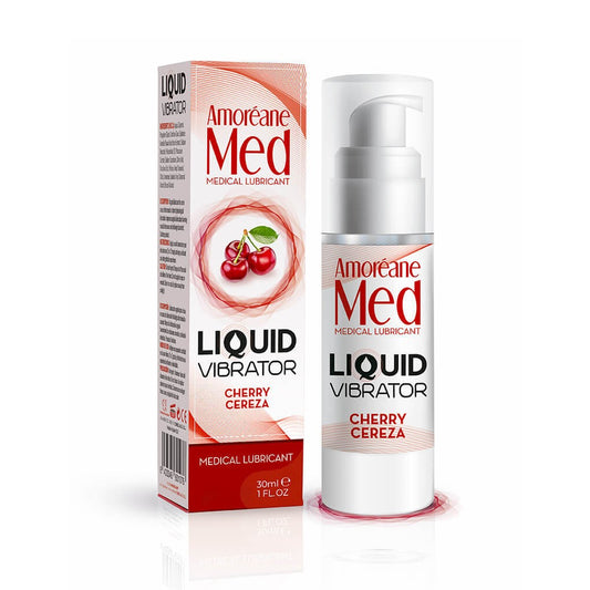 AMORÉANE INTIMATE CARE AMORÉANE MED LIQUID VIBRATOR CHERRY 30 ML