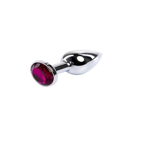 ARGUS TOYS SMALL METAL ANAL PLUG WITH JEWEL