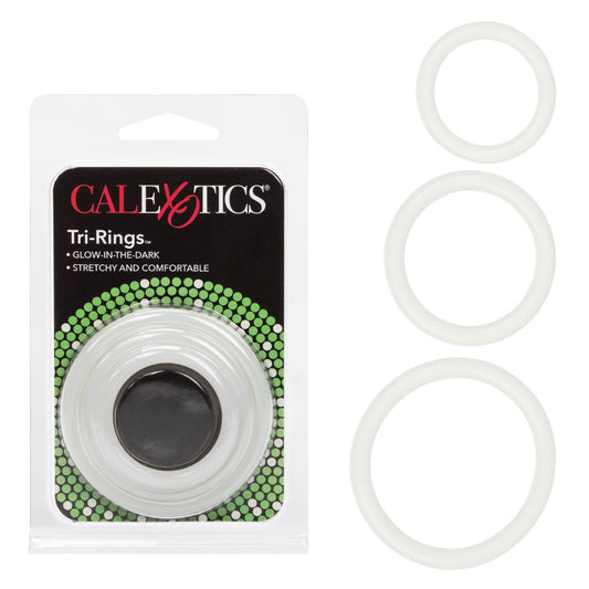 CALEXOTICS TRI-RINGS CLEAR CALEXOTICS