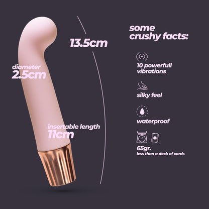 CRUSHIOUS MELLOW GEE MINI VIBRATOR PINK