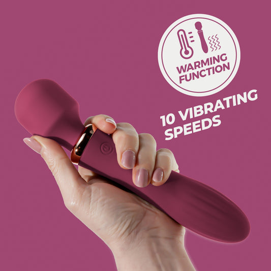 DUAL MASSAGE WAND JINX RED WINE MASSAGE
