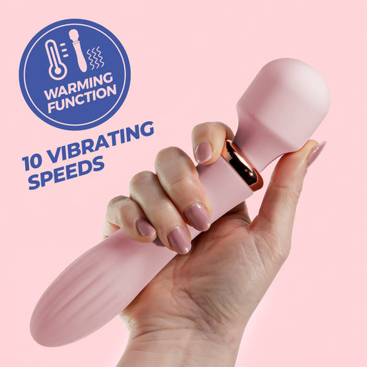 DUAL MASSAGE WAND JINX ROSE WINE MASSAGE
