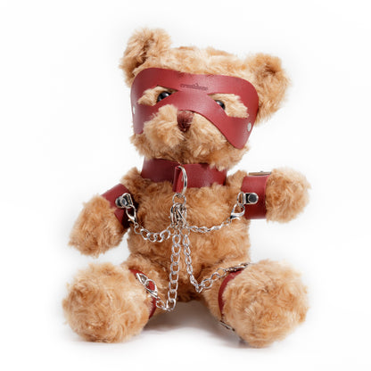 CRUSHITO BONDAGE TEDDY BEAR RED 31CM