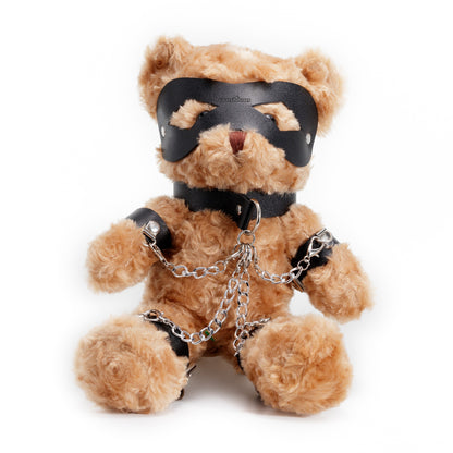 CRUSHITO BONDAGE TEDDY BEAR BLACK 31CM