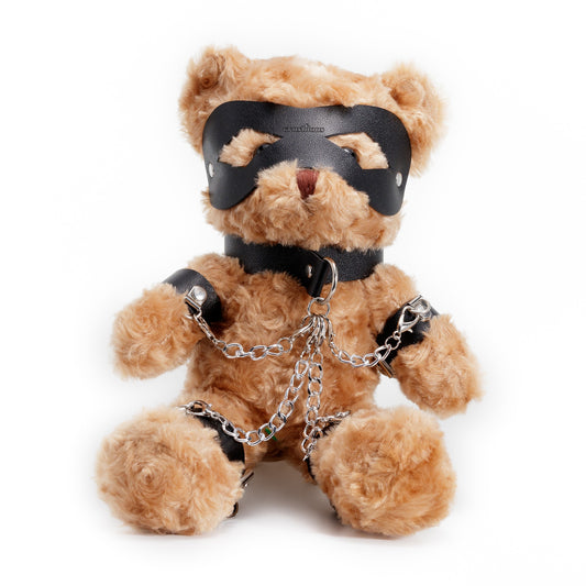 CRUSHITO BONDAGE TEDDY BEAR BLACK 31CM
