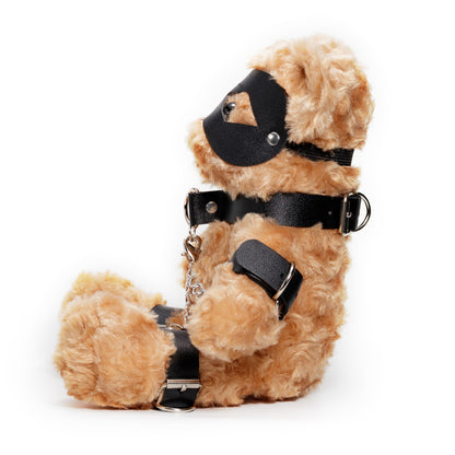 CRUSHITO BONDAGE TEDDY BEAR BLACK 31CM