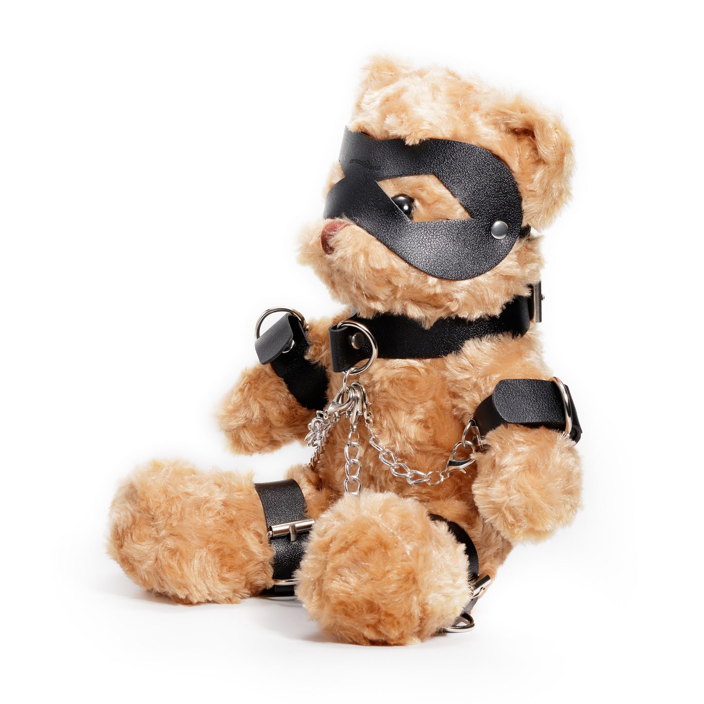 CRUSHITO BONDAGE TEDDY BEAR BLACK 31CM