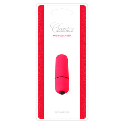 VIBRATING MINI BULLET RED