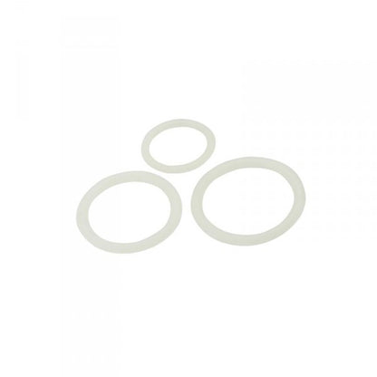 TIMELESS SILICONE COCK RINGS SET CLEAR