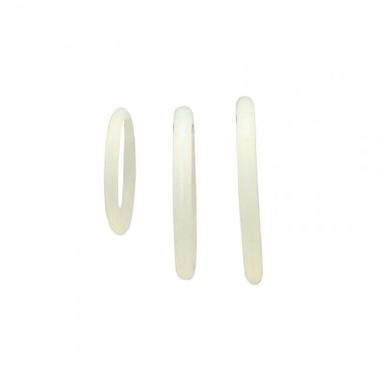 TIMELESS SILICONE COCK RINGS SET CLEAR