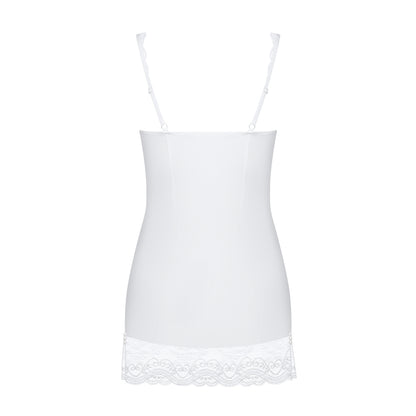 OBSESSIVE MIAMOR CHEMISE AND THONG WHITE