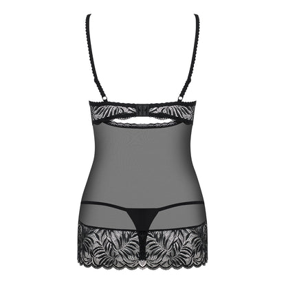 OBSESSIVE CONTICA BABYDOLL AND THONG BLACK