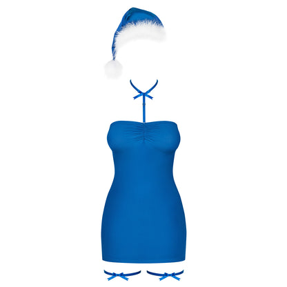 OBSESSIVE KISSMAS RED DRESS BLUE