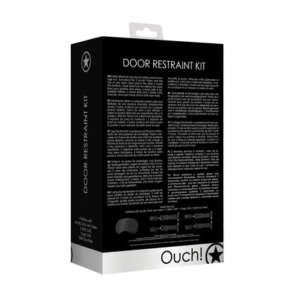 OUCH! DOOR RESTRAINT SET BLACK