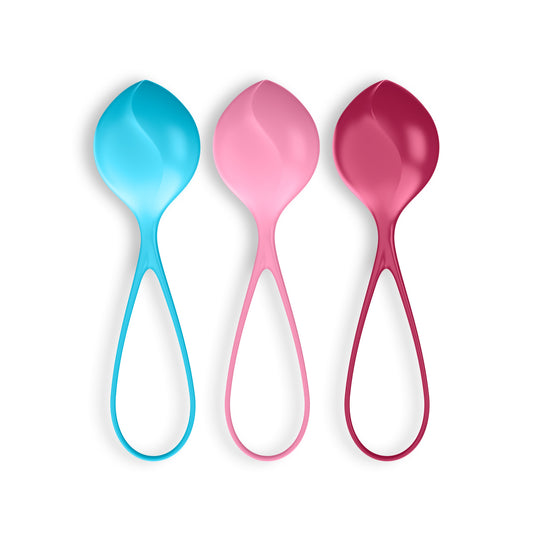 STRENGTHENING BALLS 3 PIECE SET COLOURED