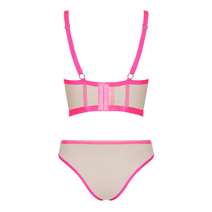 OBSESSIVE NUDELIA TOP SET PINK