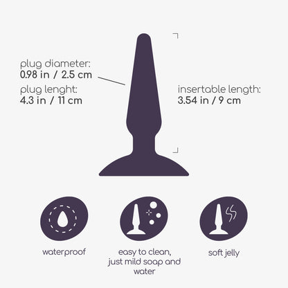 CRUSHIOUS JOLLY PLUG ANAL PLUG BLACK