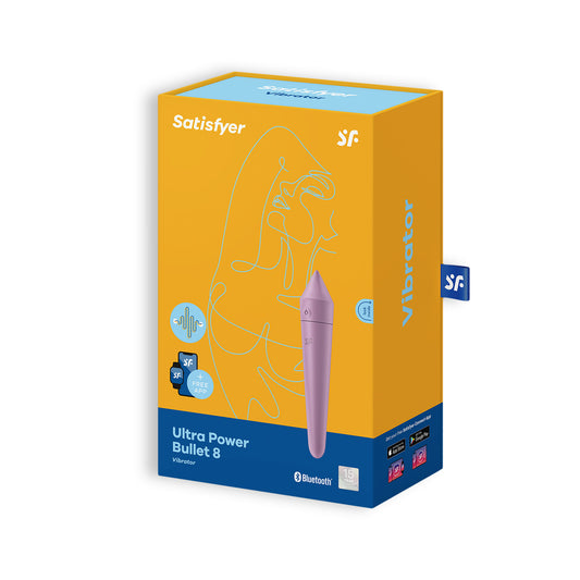 SATISFYER ULTRA POWER BULLET 8 WITH APP LILAC