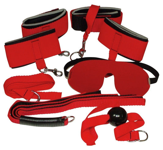 BAD KITTY BONDAGE SET RED