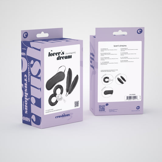 LOVER'S DREAM BONDAGE KIT CRUSHIOUS BLACK