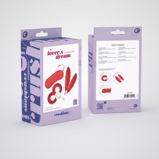 LOVER'S DREAM BONDAGE KIT CRUSHIOUS RED