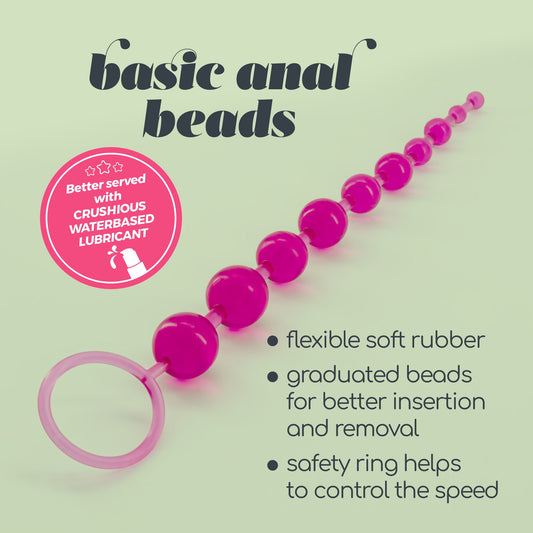 10 BEAD ANAL CHAIN PINK